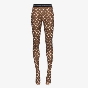 Marine Serre Brown Moon Leggings